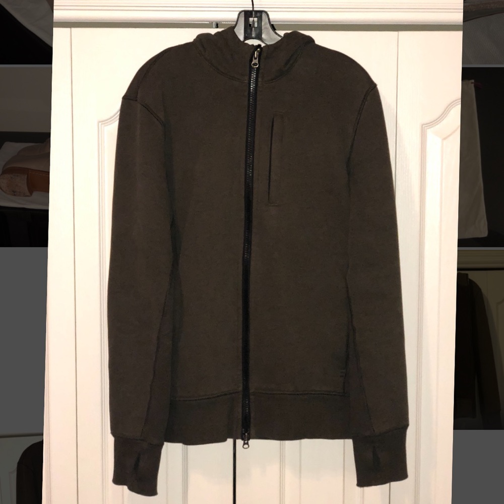 LULU LEMON Scuba Jacket (Hooded) Green Men’s XL